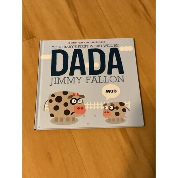 Kohl's Cares Your Baby's First Word Will Be DADA by Jimmy Fallon Hardcover Book, - Picture 2 of 5